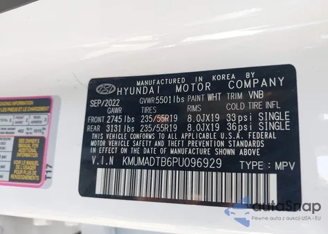 2023 Genesis Gv70 2.5T Awd from USA, damaged, VIN KMUMADTB6PU096929